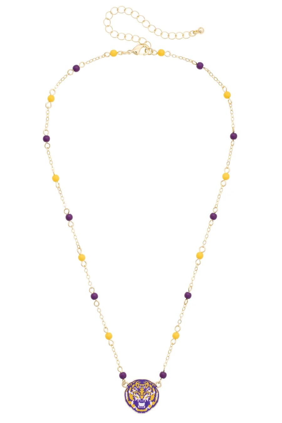 Lsu Tigers Logo Layering Necklace
