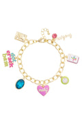 I'm Just a (Mahjong) Girl Enamel Charm Bracelet - 850 Mahjong