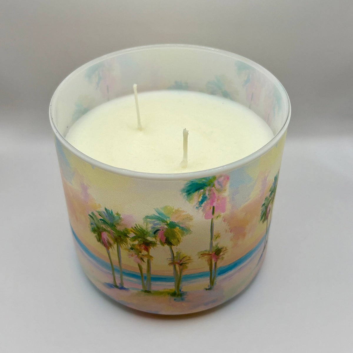 Tide | Hand Illustrated Soy Candle | Double Wick