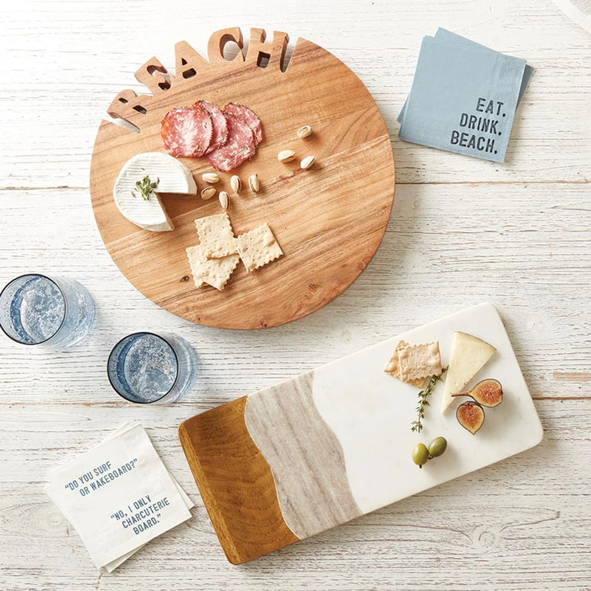 Cutting / Charcuterie Board - Beach - 850 Mahjong