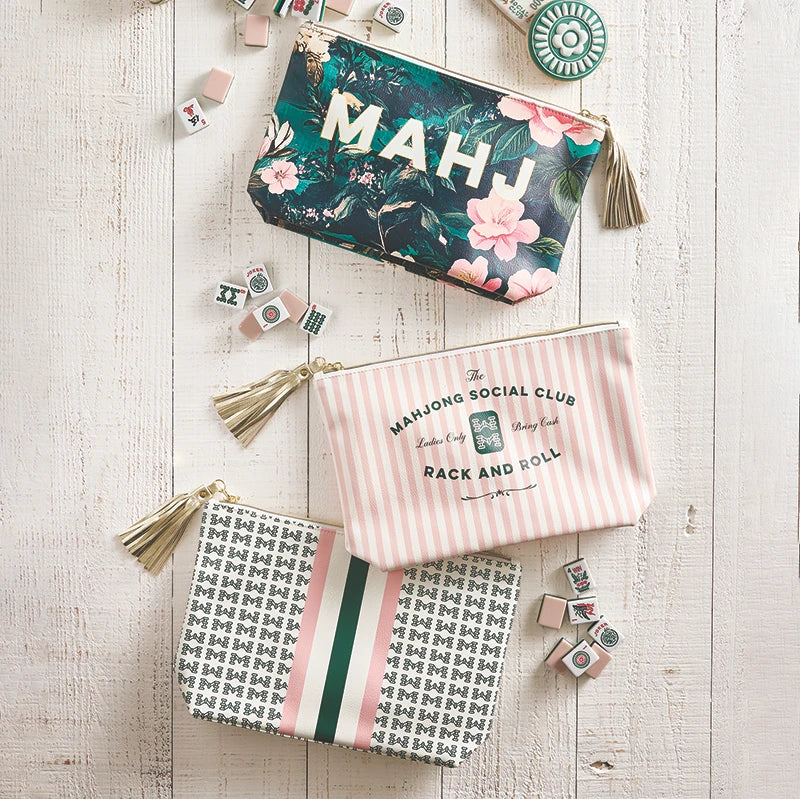 Tile Pouch - Mahj Floral - 850 Mahjong