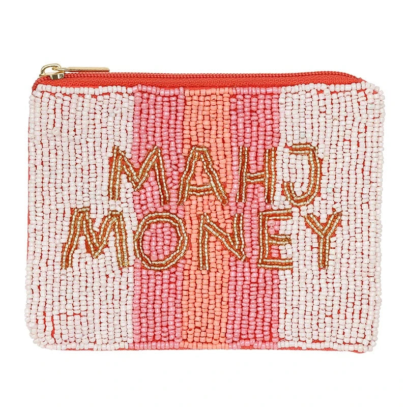 Beaded Pouch - Mahj Money - 850 Mahjong