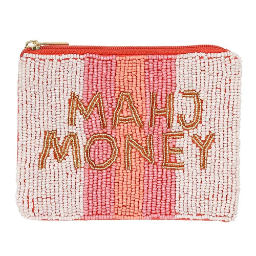 Beaded Pouch - Mahj Money - 850 Mahjong